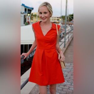 French Connection fit and flare dress